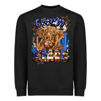 Black oh my stars Heavyweight Sweatshirt - CowGirlArtShop