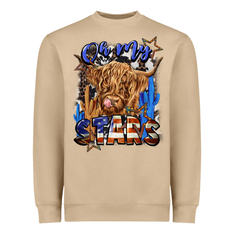 Oh My Stars Heavyweight Sweatshirt by CowGirlArtShop | Teevron