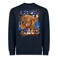 Navy oh my stars Heavyweight Sweatshirt - CowGirlArtShop