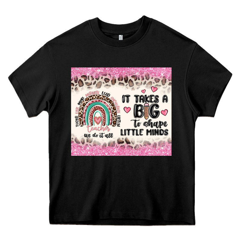 It Takes A Big To Shape Little Minds Heavy Core Tee by MaliasSmallBusiness | Teevron