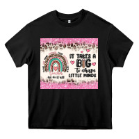 Black it takes a big to shape little minds Heavy Core Tee - MaliasSmallBusiness