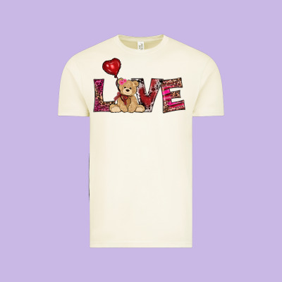 Valentine's Day Tedybear Love Vintage Tee Designed By Ranaportraitstore