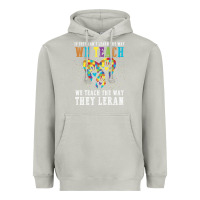 Moon Dust Autism Awareness Teacher Heavyweight Hoodie - CowhideDigitalArt