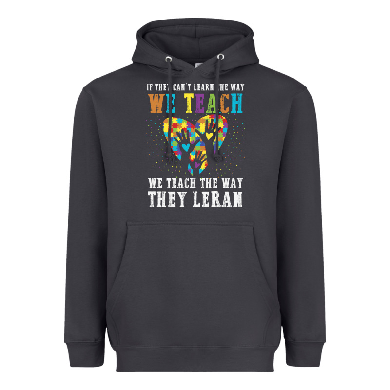Autism Awareness Teacher Heavyweight Hoodie by CowhideDigitalArt | Teevron