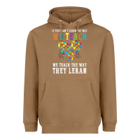 Toasted Coconut Autism Awareness Teacher Heavyweight Hoodie - CowhideDigitalArt