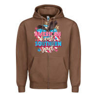 Chestnut American heart southern soul 4th of july Zipper Hoodie - FaDigitalArtStudio