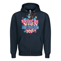 American Heart Southern Soul 4th Of July Zipper Hoodie | Teevron