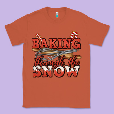 Baking Through The Snow Christmas Classic Tee Designed By Jasminsmagicworld