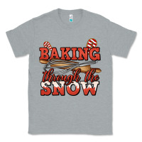 Heather Grey baking through the snow christmas Classic Tee - Jasminsmagicworld