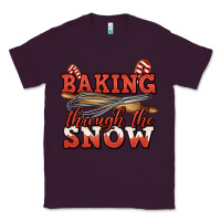 Plum baking through the snow christmas Classic Tee - Jasminsmagicworld