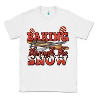 White baking through the snow christmas Classic Tee - Jasminsmagicworld