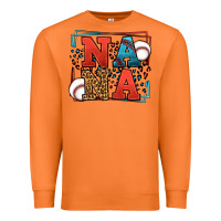 Carrot Baseball nana leopard frame Premium Sweatshirt - LillyAllenDesigns