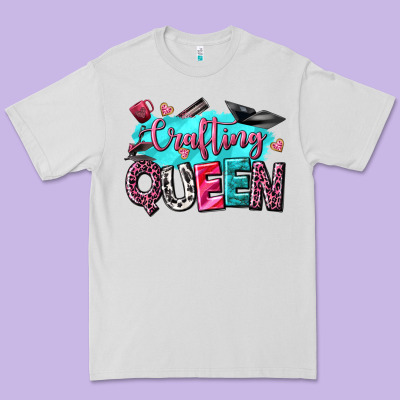 Crafting Queen Premium Tee Designed By Nancycooperartshop