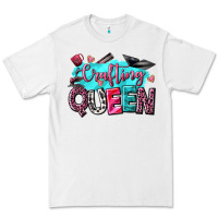 White crafting queen Premium Tee - NancyCooperArtShop