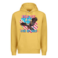 Antique Gold Stay fly for the 4th of July Premium Hoodie - FaDigitalArtStudio