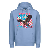 Colony Blue Stay fly for the 4th of July Premium Hoodie - FaDigitalArtStudio