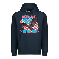 Navy Stay fly for the 4th of July Premium Hoodie - FaDigitalArtStudio