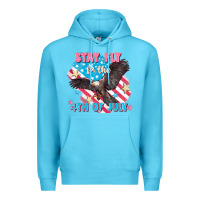 Ocean Blue Stay fly for the 4th of July Premium Hoodie - FaDigitalArtStudio
