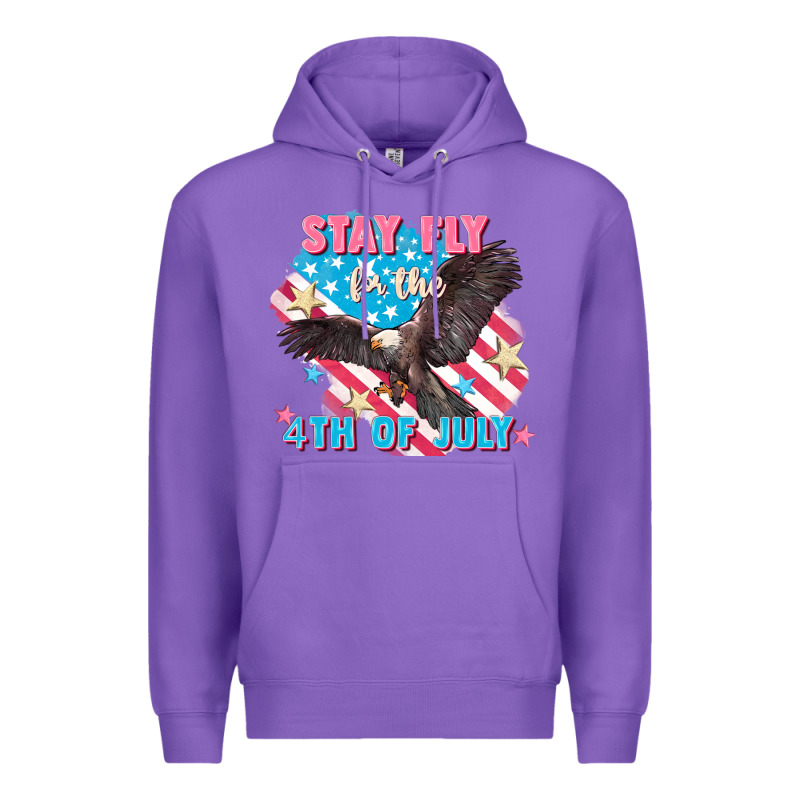 Stay Fly For The 4th Of July Premium Hoodie by FaDigitalArtStudio | Teevron