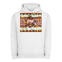 Pigment Lunar Rock Stacked Christmas Farm Urban Hoodie - Artiststas