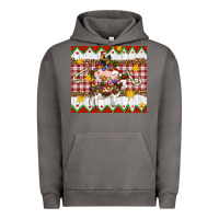 Pigment Tornado Stacked Christmas Farm Urban Hoodie - Artiststas