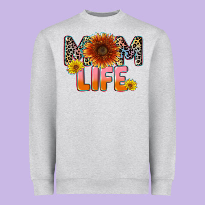 Mom Life Mother's Day Heavyweight Sweatshirt Designed By Cowgirlartshop