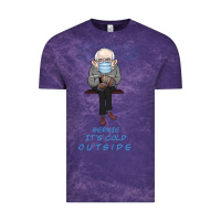 Cloud Purple Bernie it's Cold Outside Vintage Tee - Bettercallsaul