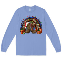 Colony Blue Army Christmas rainbow Long Sleeve Tee - NancyCooperArtShop
