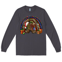 Smoke Army Christmas rainbow Long Sleeve Tee - NancyCooperArtShop