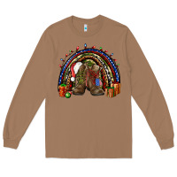 Toasted Coconut Army Christmas rainbow Long Sleeve Tee - NancyCooperArtShop