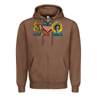 Chestnut Fatih love freedom Zipper Hoodie - FaDigitalArtStudio