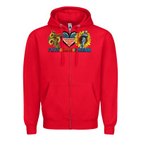 Red Fatih love freedom Zipper Hoodie - FaDigitalArtStudio