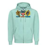 Seafoam Fatih love freedom Zipper Hoodie - FaDigitalArtStudio