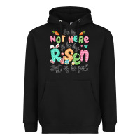 Black easter he is not here for he has risen just as he Heavyweight Hoodie - LillyAllenDesigns