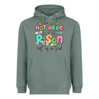 Sage easter he is not here for he has risen just as he Heavyweight Hoodie - LillyAllenDesigns
