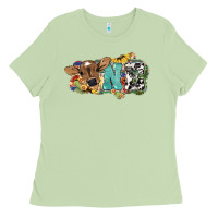 Matcha one baby cow Ladies Tee - NancyCooperArtShop
