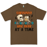 Cacao surviving fatherhood one beer at a time Premium Tee - MaliasSmallBusiness