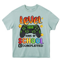 Arona level 100 days of school completed Heavy Core Tee - MaliasSmallBusiness