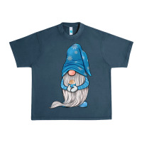Midnight Navy winter gnome Urban Heavy Tee - JahusDesignShop