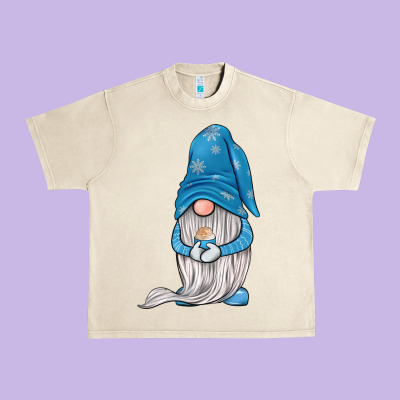 Winter Gnome Urban Heavy Tee Designed By Jahusdesignshop