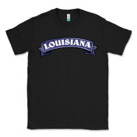 Black louisiana Classic Tee - BarkalooDesign