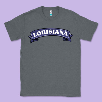 Louisiana Classic Tee Designed By Barkaloodesign
