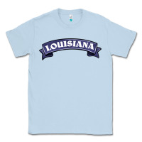 Dusty Blue louisiana Classic Tee - BarkalooDesign