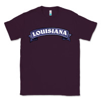 Plum louisiana Classic Tee - BarkalooDesign