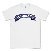 White louisiana Classic Tee - BarkalooDesign