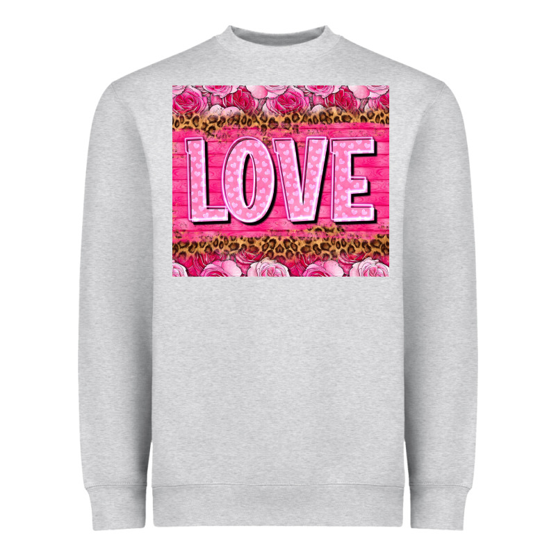 Love Valentine's Day Tumbler Heavyweight Sweatshirt by HowdyJamesFarm | Teevron