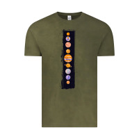 Vintage Olive Planets Colour Vintage Tee - Bettercallsaul