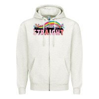 Oatmeal Heather I can't even think straight Zipper Hoodie - FaDigitalArtStudio