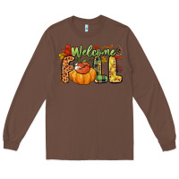 Chestnut Welcome Fall Long Sleeve Tee - NancyCooperArtShop