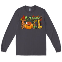 Smoke Welcome Fall Long Sleeve Tee - NancyCooperArtShop